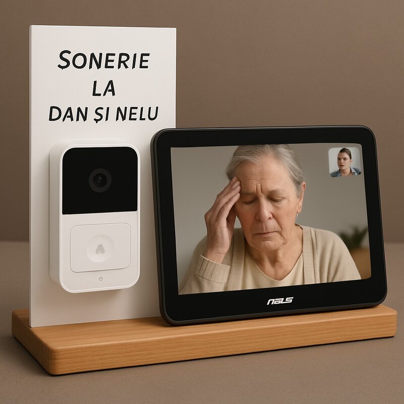 Dispozitiv simplu pentru comunicare video cu batrani, raspunde automat